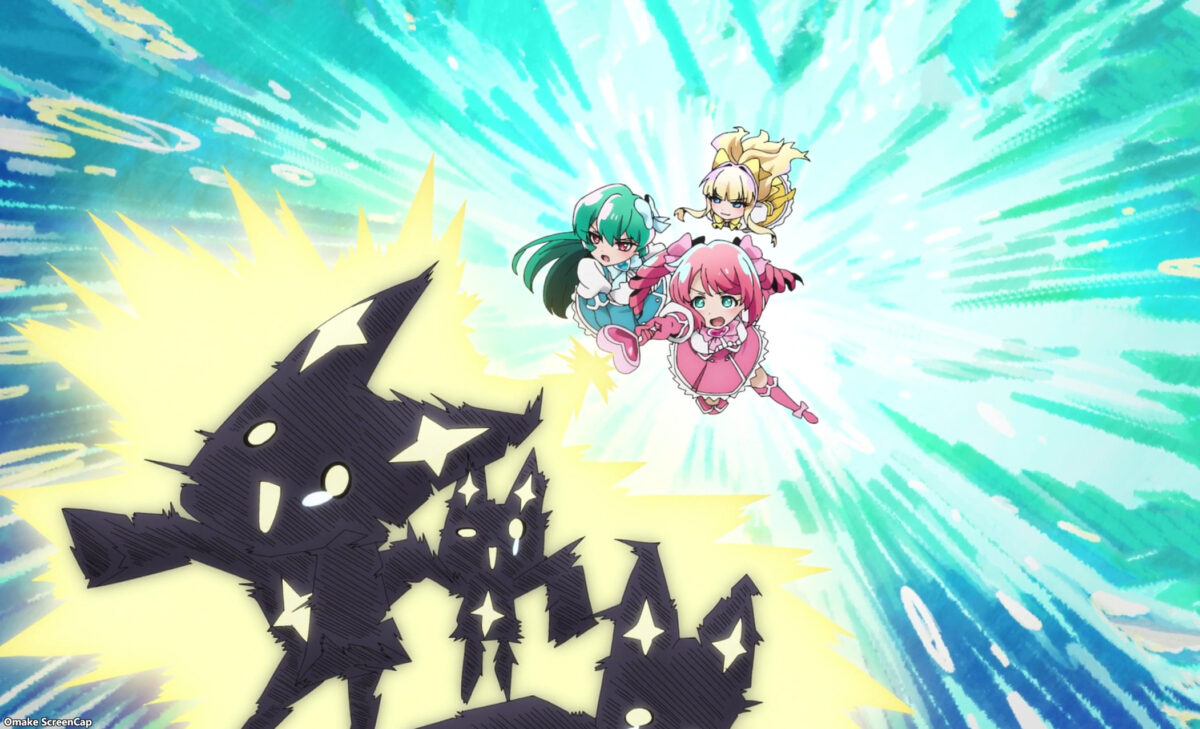 Gushing Over Magical Girls Episode 2 Tres Magia Attacks Evil Mascots