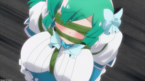 Gushing Over Magical Girls Episode 3 Azure Enjoys Boob Slapping