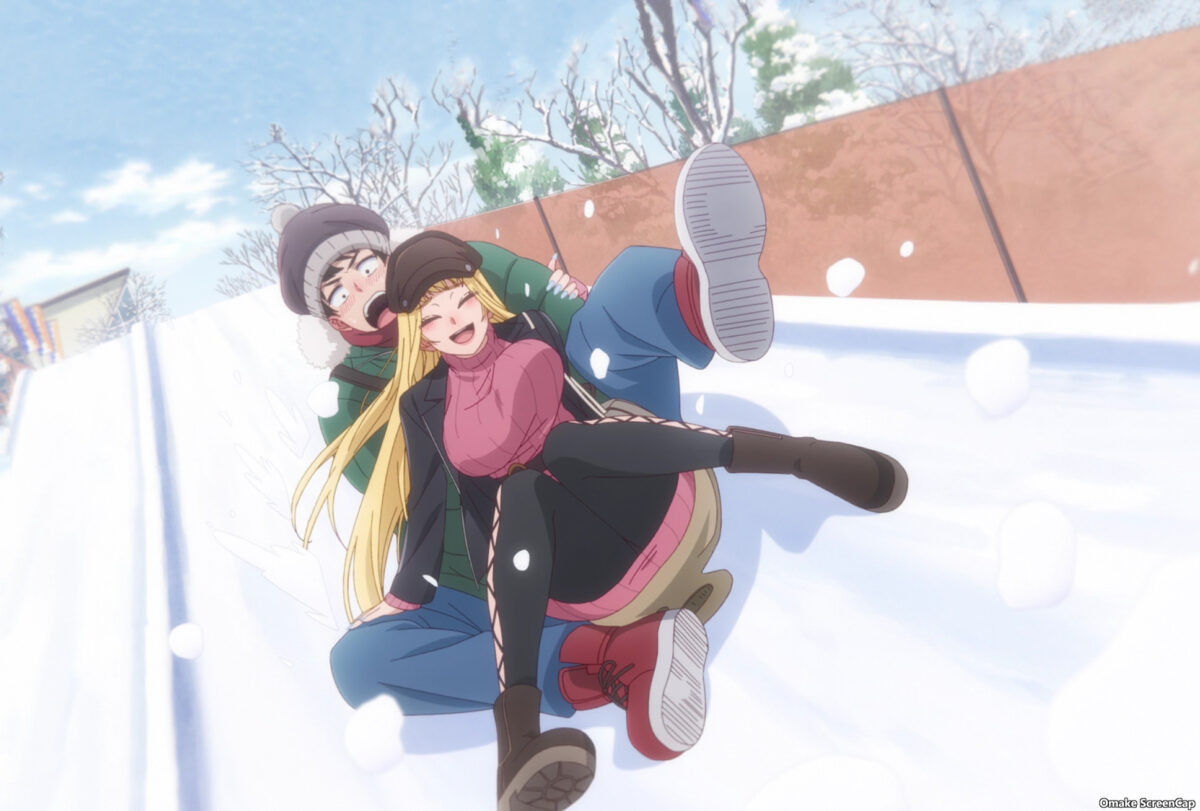 Hokkaido Gals Are Super Adorable Episode 2 Minami Tsubasa Slide Down