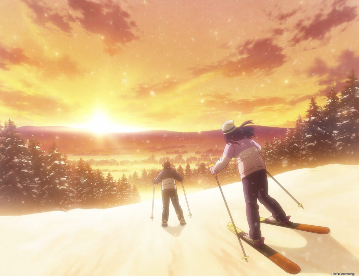 Hokkaido Gals Are Super Adorable Episode 3 Tsubasa Sayuri Ski Down