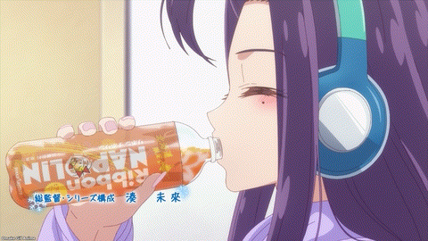 Hokkaido Gals Are Super Adorable OP Sayuri Drinks Orange Soda