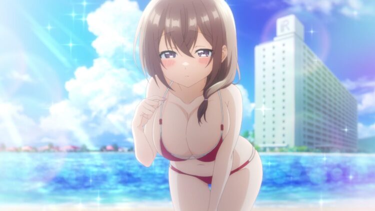 My Tiny Senpai Episode 10 Shiori Red Bikini