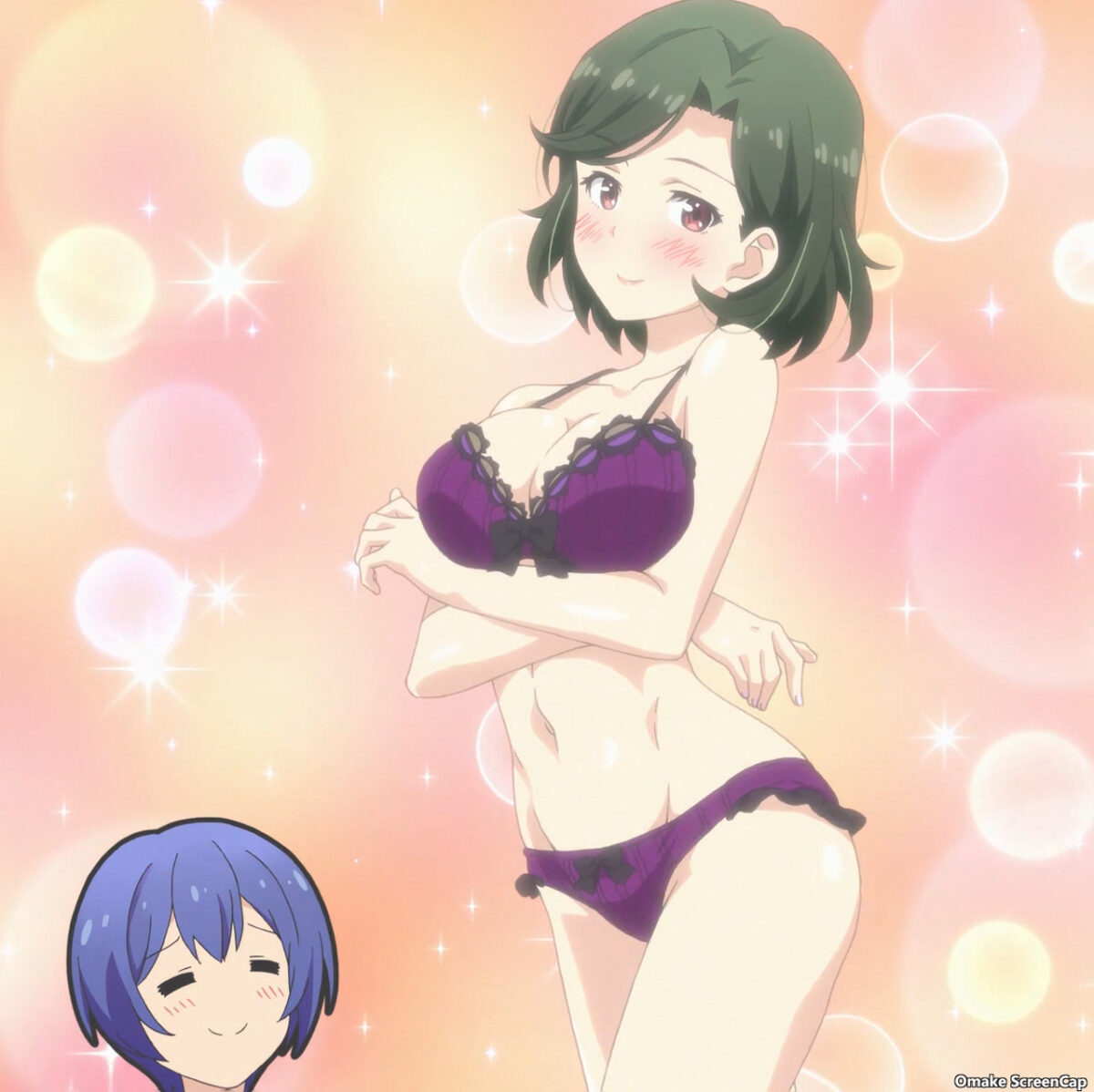 Omake ScreenCap Takunomi Episode 5 Michiru Likes Kae's Sexy Lingerie