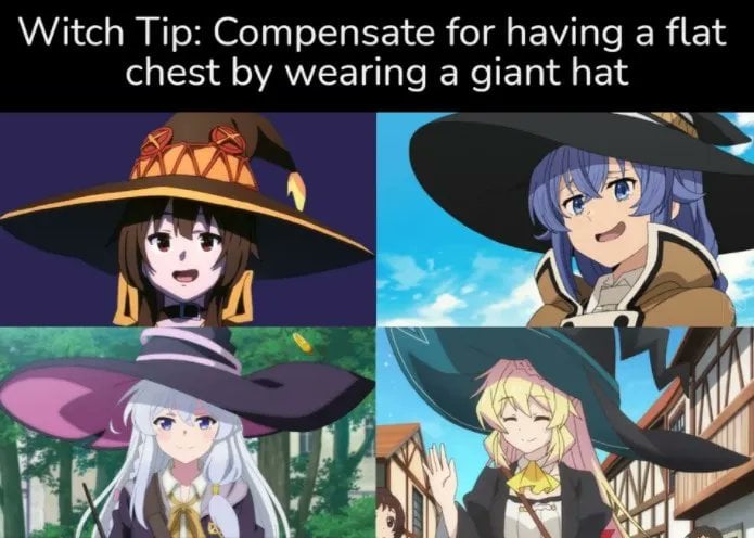 Anime Witches With Flat Chests