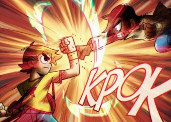 Soctt Pilgrim Takes Off Key Visual