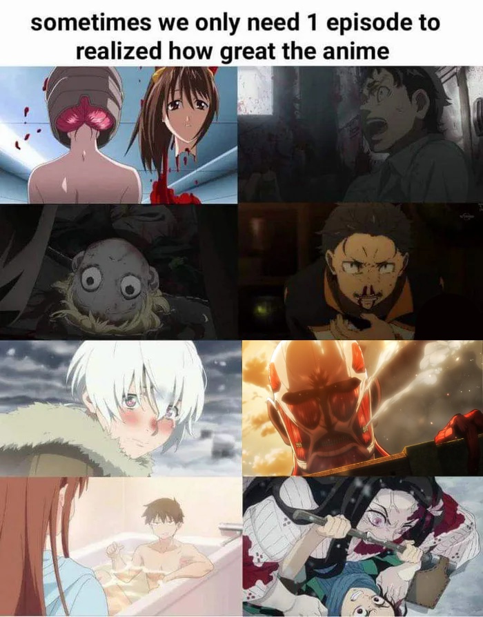 What Are Anime With The Best First Episodes Meme